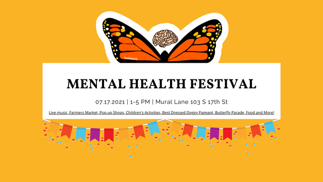Mental Health Festival archival graphic